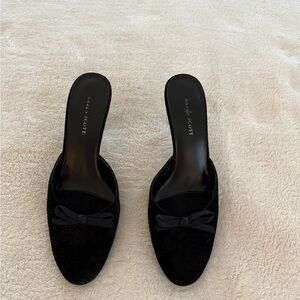Karen Scott Black Women's Mules with Bow